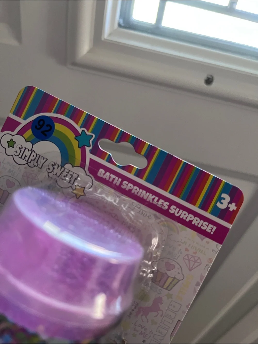 Simply Sweet Bath Sprinkles Surprise - Purple Sprinkle Pop - NEW - Set of 2!!